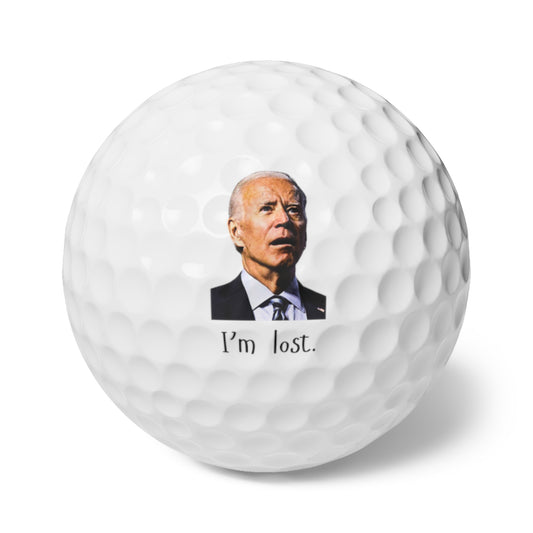 “I’m lost” Golf Balls, 6pcs