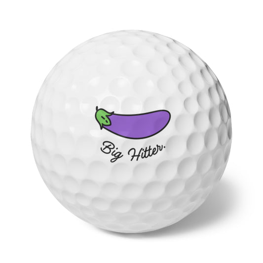 “Big Hitter” Golf Balls, 6pcs