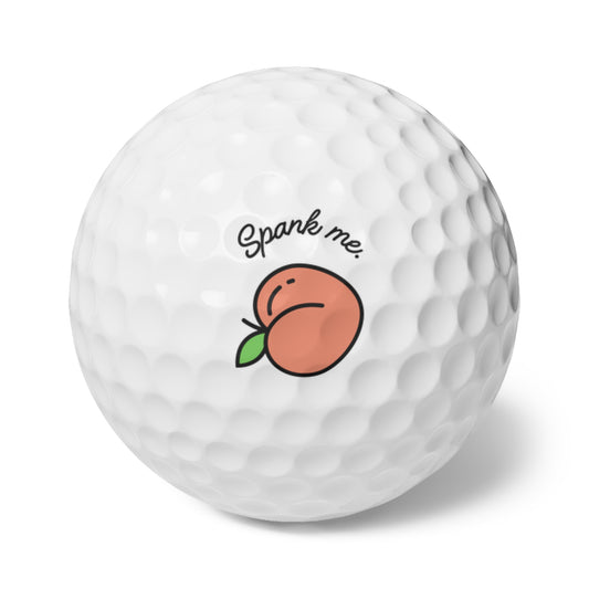 “Spank me” Golf Balls, 6pcs